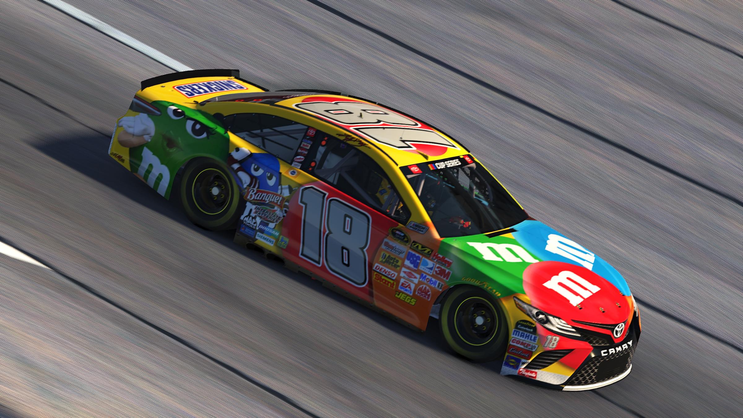 Preview of Kyle Busch 2008 M&Ms Camry (Numbered) Updated by Aledam Contreras