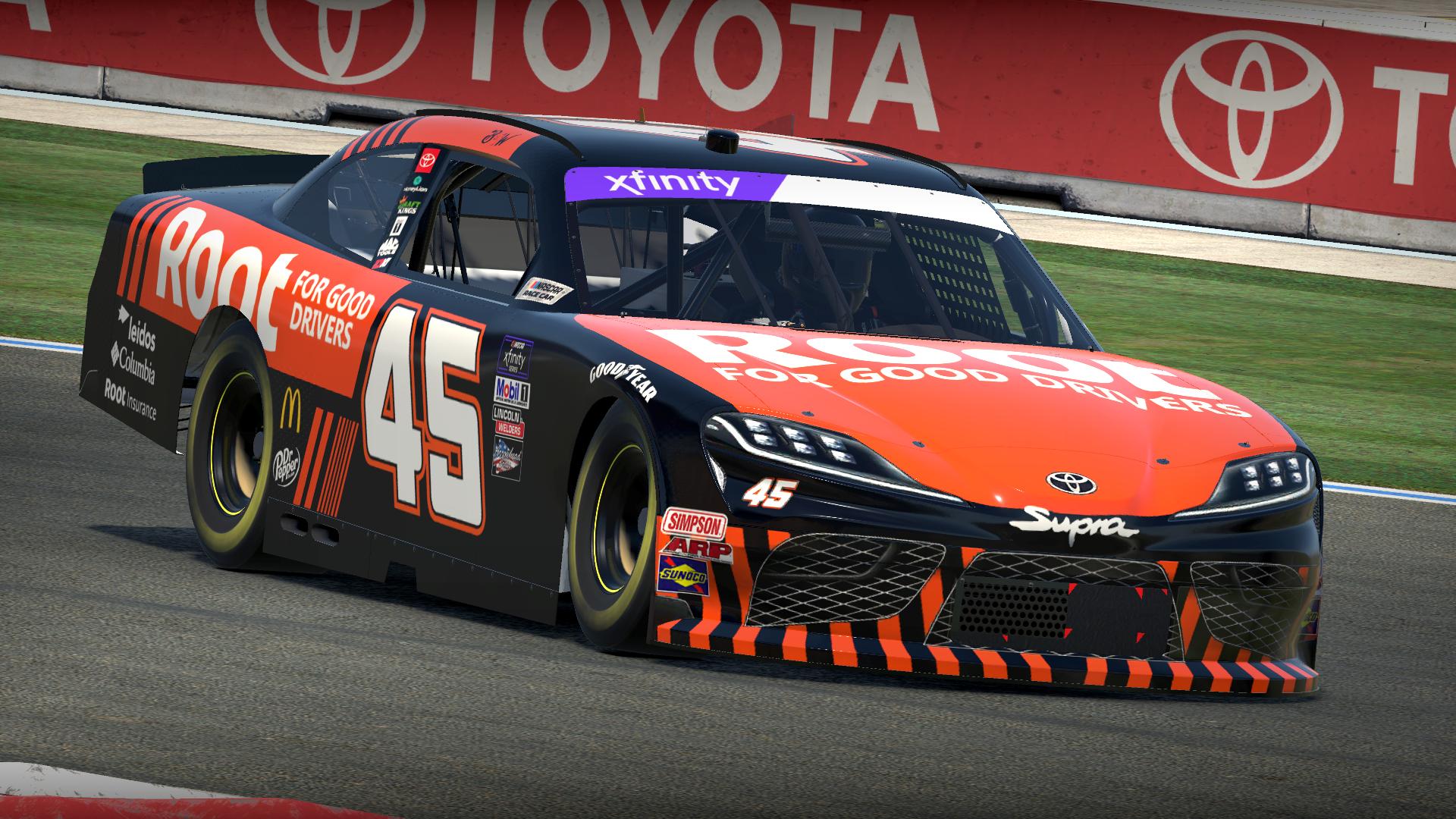 Preview of 2022 Bubba Wallace Root Insurance Supra by Dylan Holland