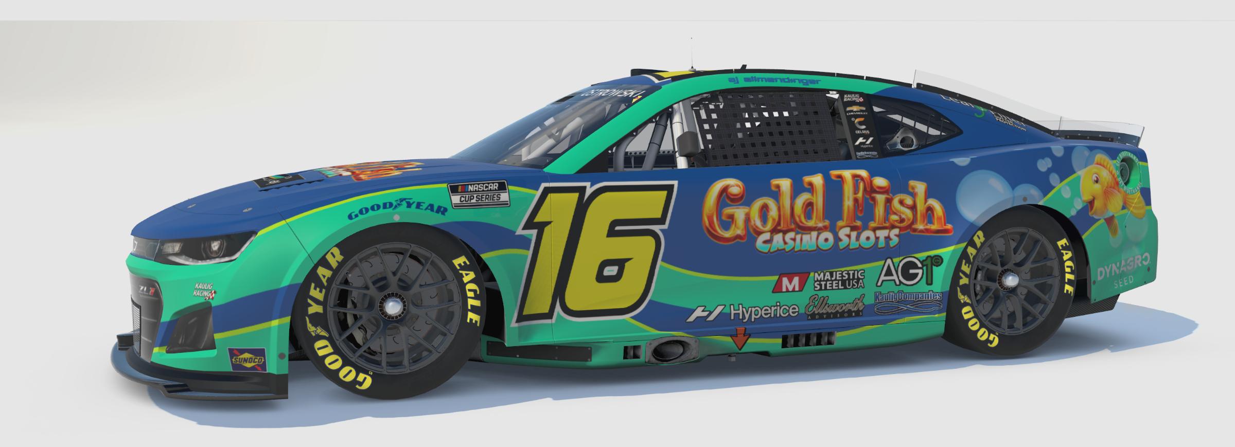 Preview of AJ Allmendinger 2022 Goldfish Camaro by Nathaniel O.