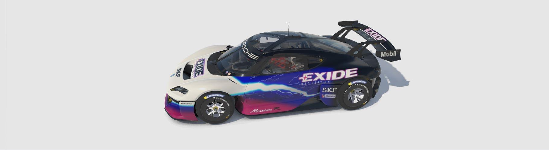 EXIDE Batteries Porsche Mission R ... NO# by Bernie Mobbs - Trading Paints