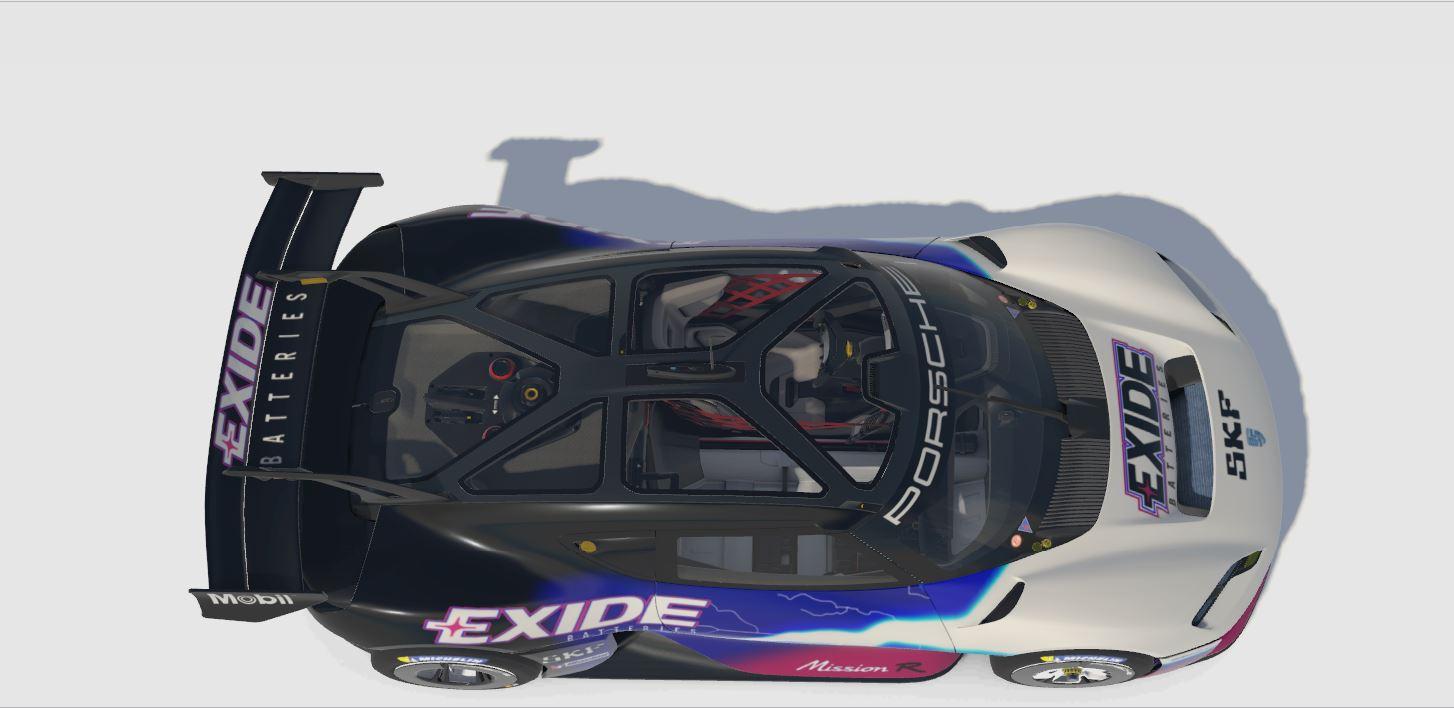 EXIDE Batteries Porsche Mission R ... NO# by Bernie Mobbs - Trading Paints