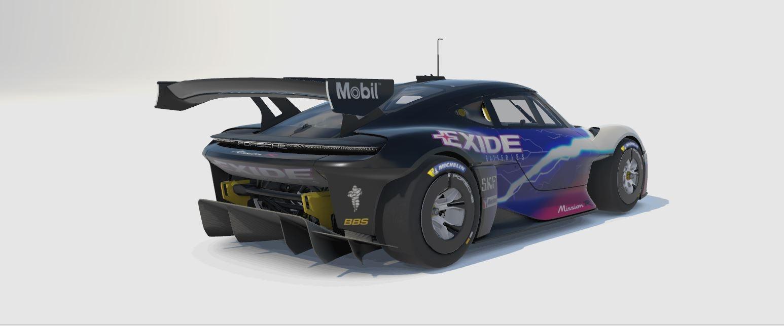 EXIDE Batteries Porsche Mission R ... NO# by Bernie Mobbs - Trading Paints