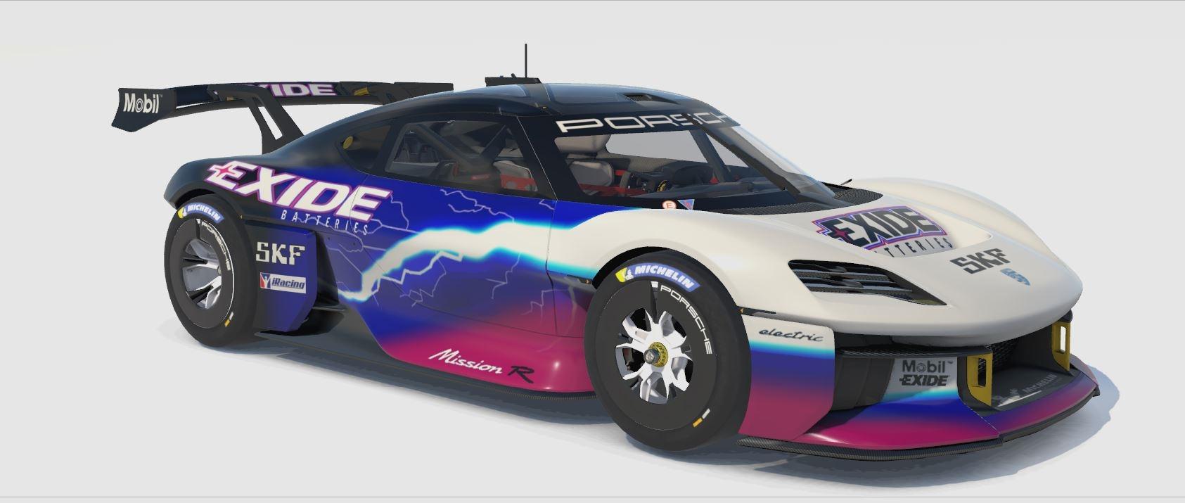 EXIDE Batteries Porsche Mission R ... NO# by Bernie Mobbs - Trading Paints