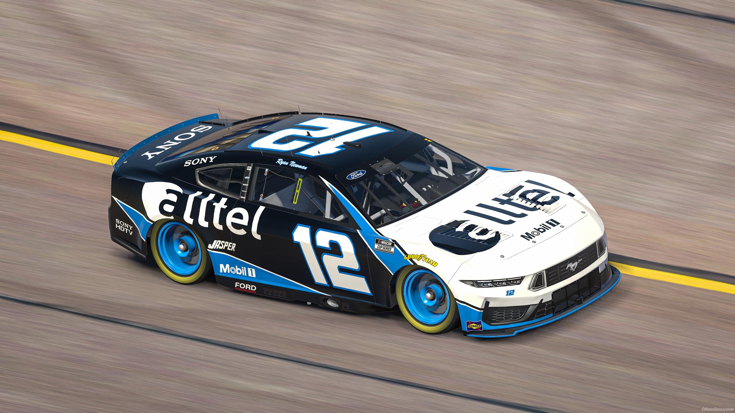 Preview of Ryan Newman 2006 Alltel | 2024 Ford Mustang | Custom #12 by Liam I Brotherton