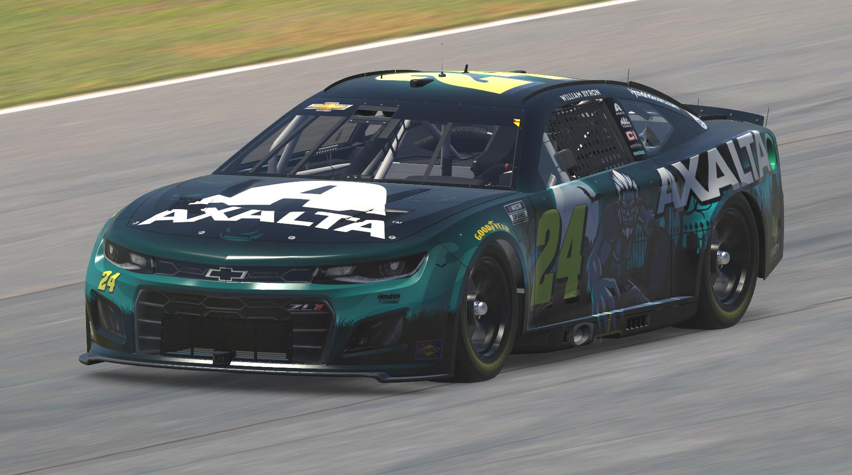 Preview of Halloween 2022 William Byron Axalta Concept Custom # by Steve J Cass