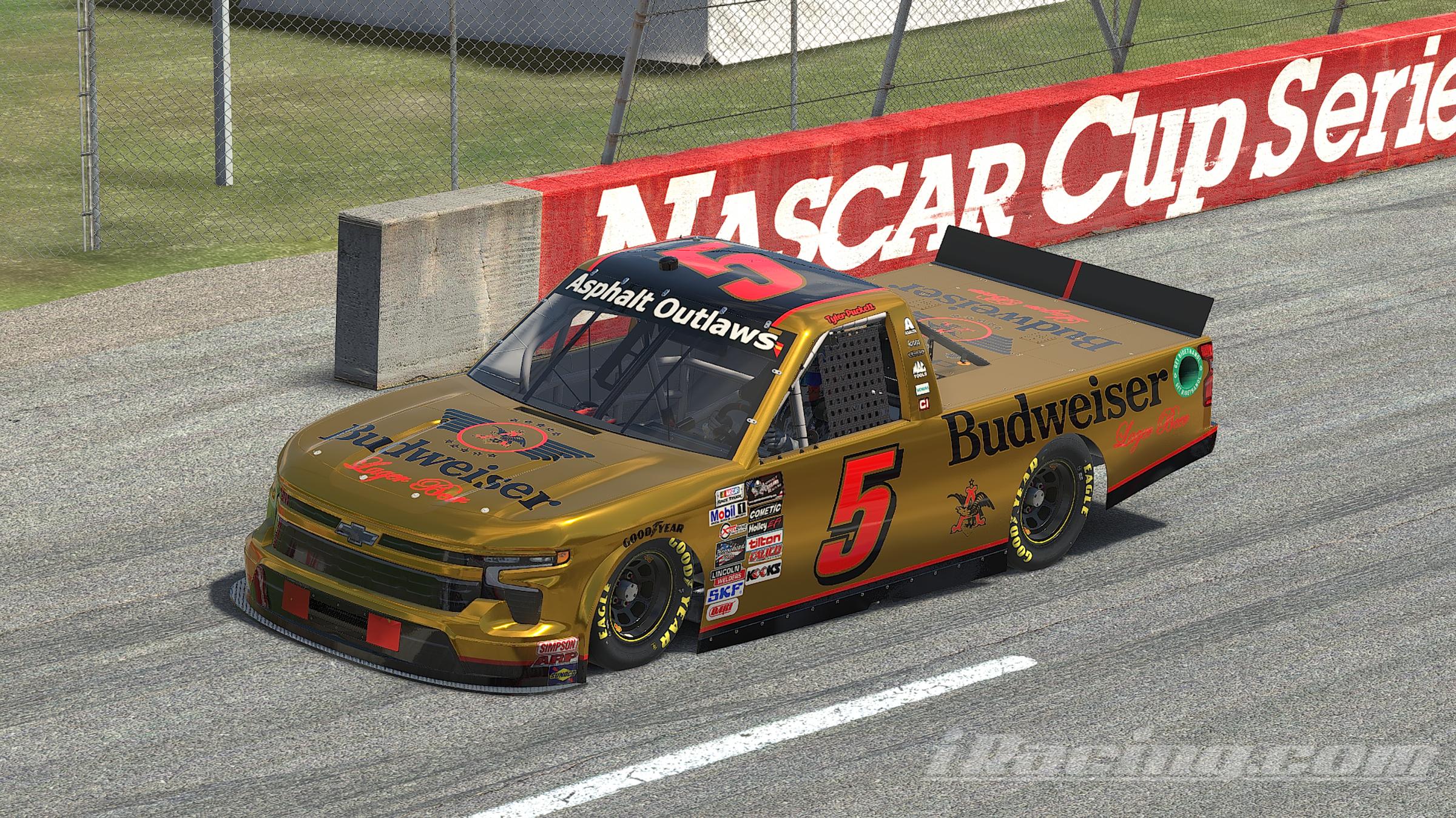 Preview of budweiser throwback kevin harvick son1c racing chassis by Nathan C.