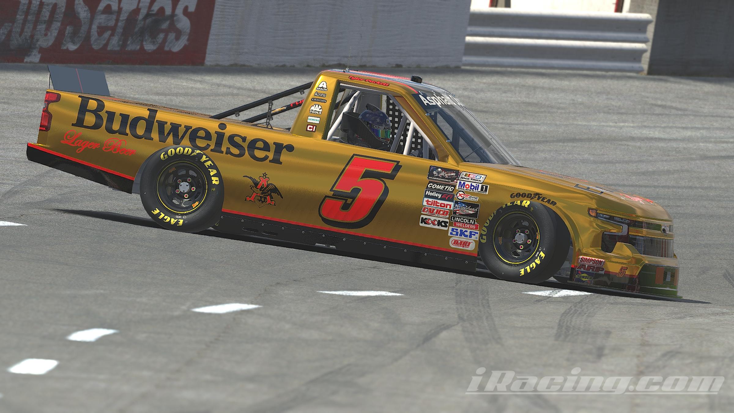 Preview of budweiser throwback kevin harvick son1c racing chassis by Nathan C.