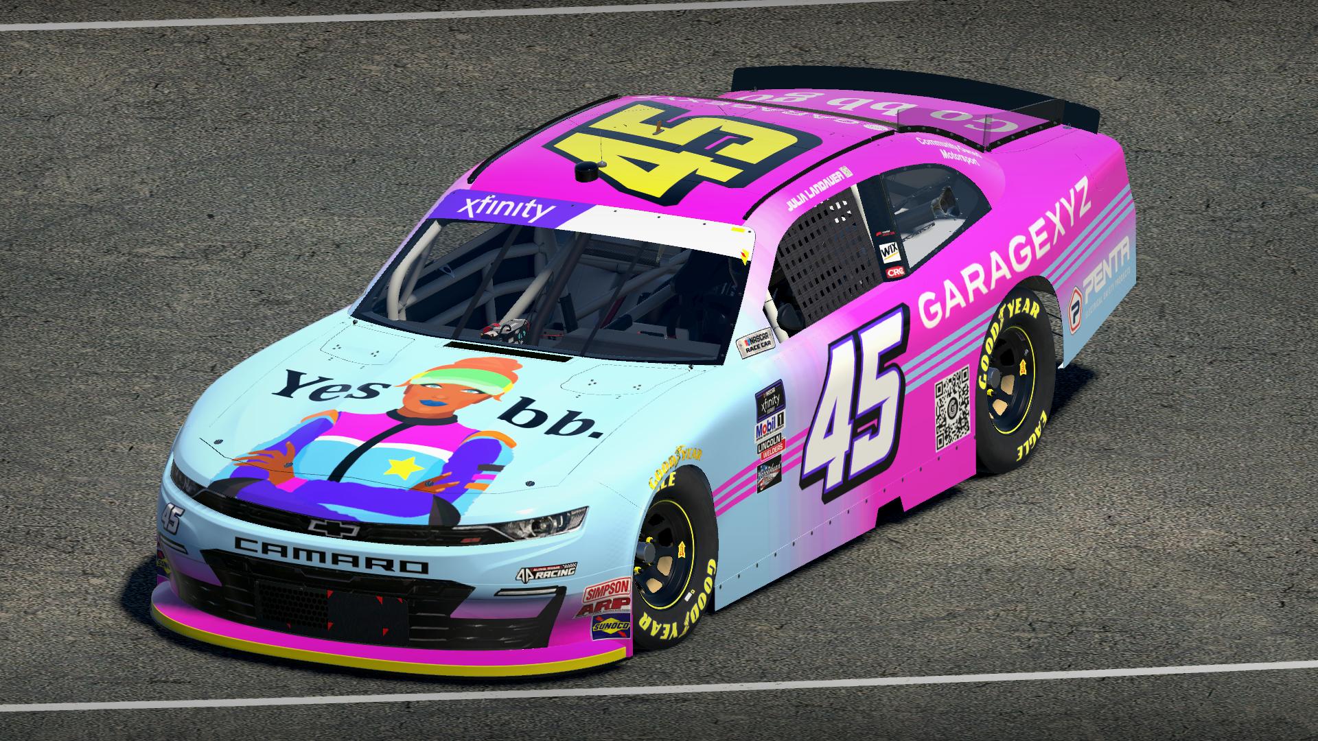 Preview of 2022 Julia Landauer Boss Beauties / Garagexyz Xfinity Debut Camaro by Dylan Holland