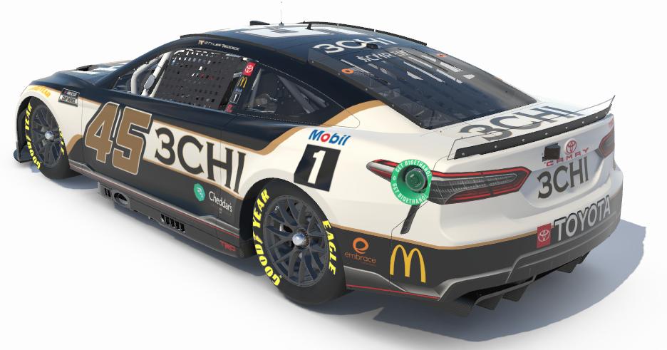 Preview of 45 Tyler Reddick 3CHI 2023 Concept by Aidan Schrein