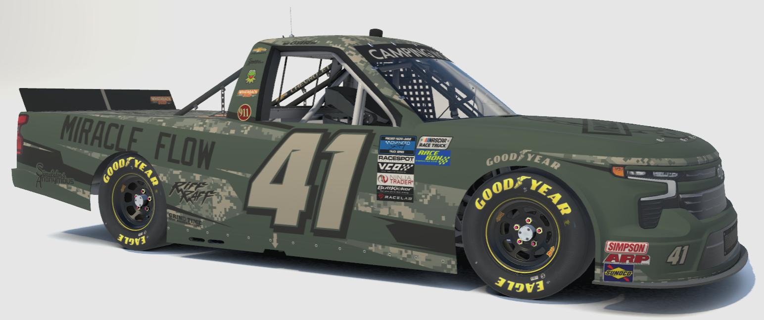 Miracle Flow Chevrolet Silverado - Camo (Numbers) by Jeff T Evans ...