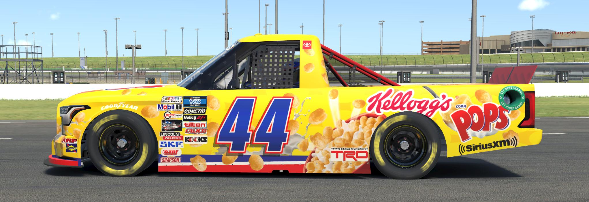 Toyota Tundra Truck 2022 Kelloggs Corn Pops Cereal by Brian J Oshenska