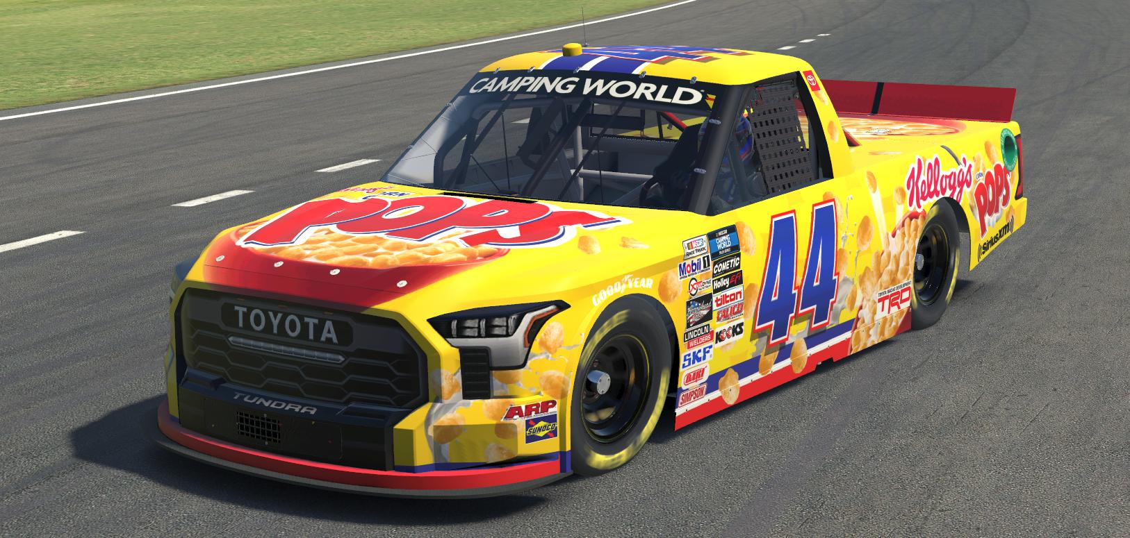 Toyota Tundra Truck 2022 Kelloggs Corn Pops Cereal by Brian J Oshenska