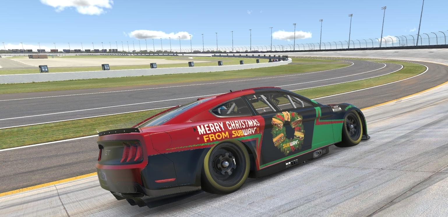 Preview of Subway Christmas Next Gen Ford Mustang by Seth Burciaga