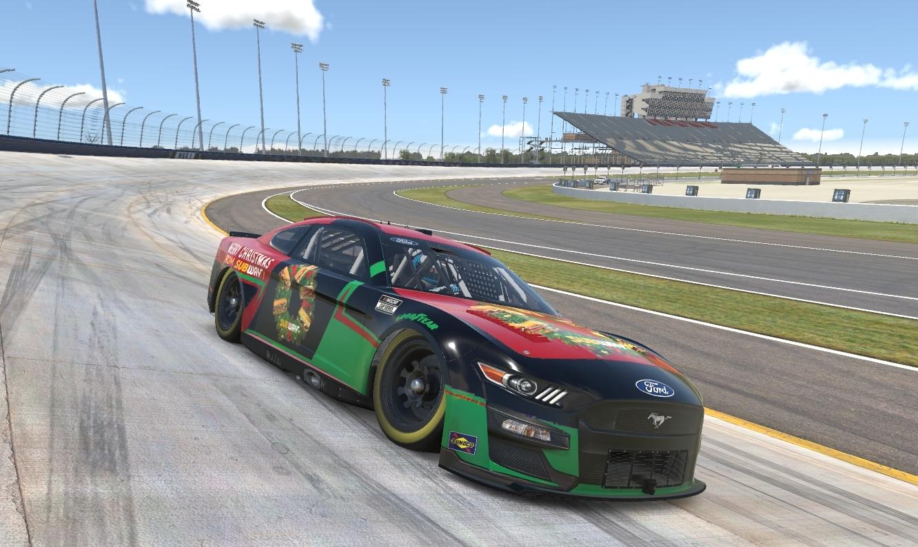 Preview of Subway Christmas Next Gen Ford Mustang by Seth Burciaga