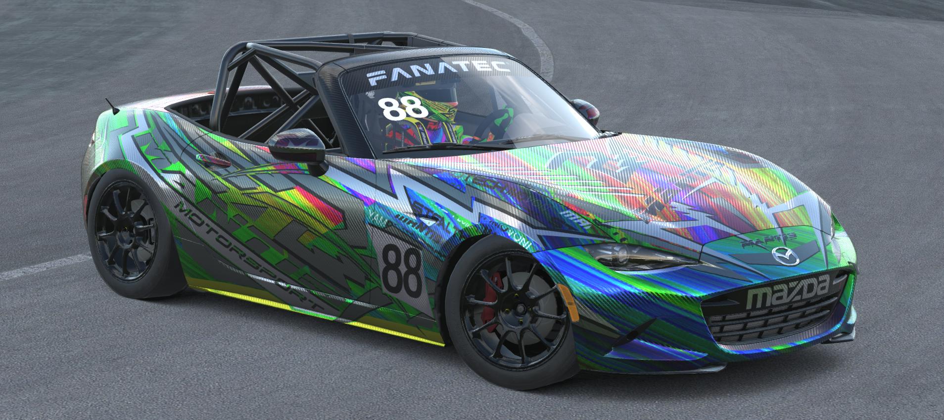 MAZDA MX-5 PSYCHO CHROME by Kirk S. - Trading Paints