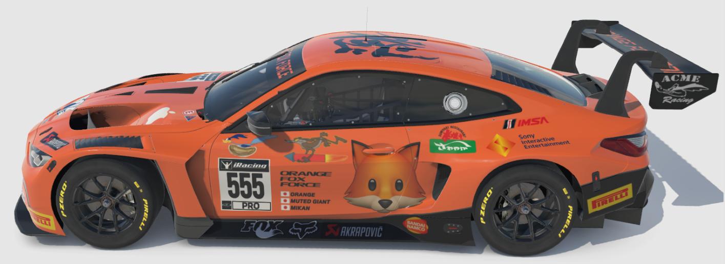 Preview of BMW M4 GT3 OrangeFoxForce Team Paint SUZUKA10h by Yuki Hirose