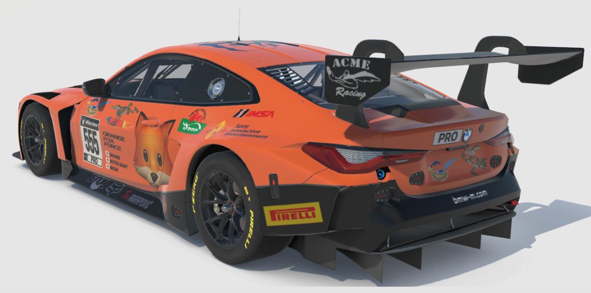 Preview of BMW M4 GT3 OrangeFoxForce Team Paint SUZUKA10h by Yuki Hirose
