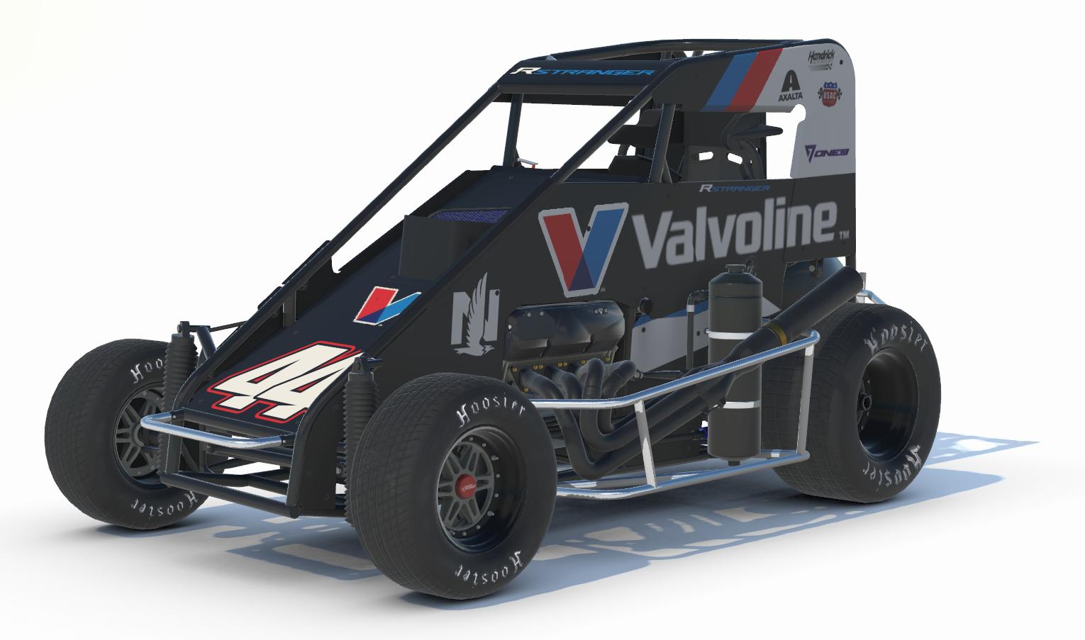 Preview of Valvoline Dirt Midget #44 R.Stranger by Chris Bleakley