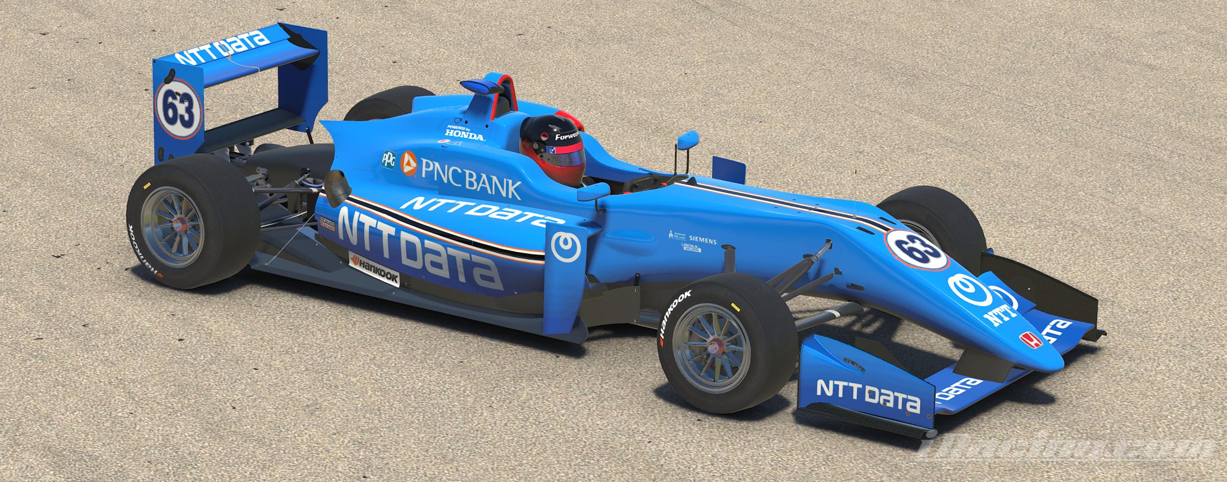 Alex Palou NTT Data F3 by John Rubino Trading Paints