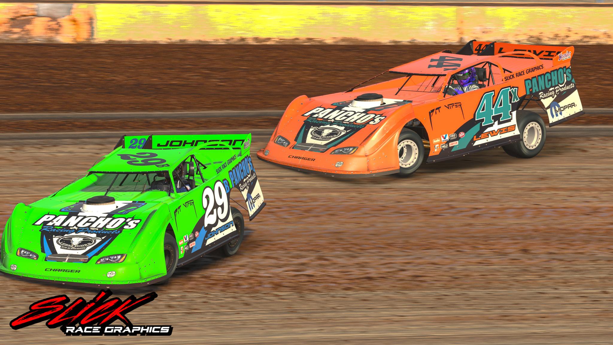 Blaise Lewis 44x Dirt Late Model by Dillan B. - Trading Paints