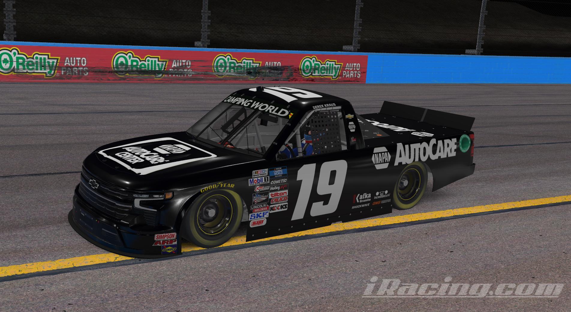 Preview of Derek Kraus 2022 NAPA Autocare Phoenix No Number by Martin Roberg