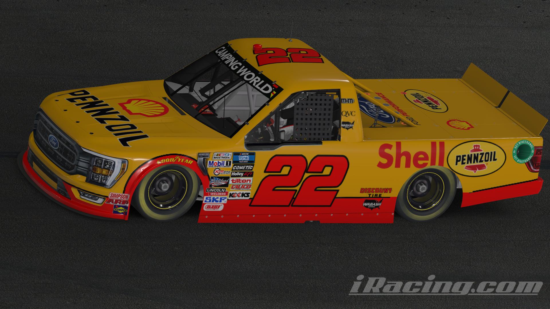 Preview of Fictional Joey Logano Shell Pennzoil F150 - No # by Emmanuel Santiago