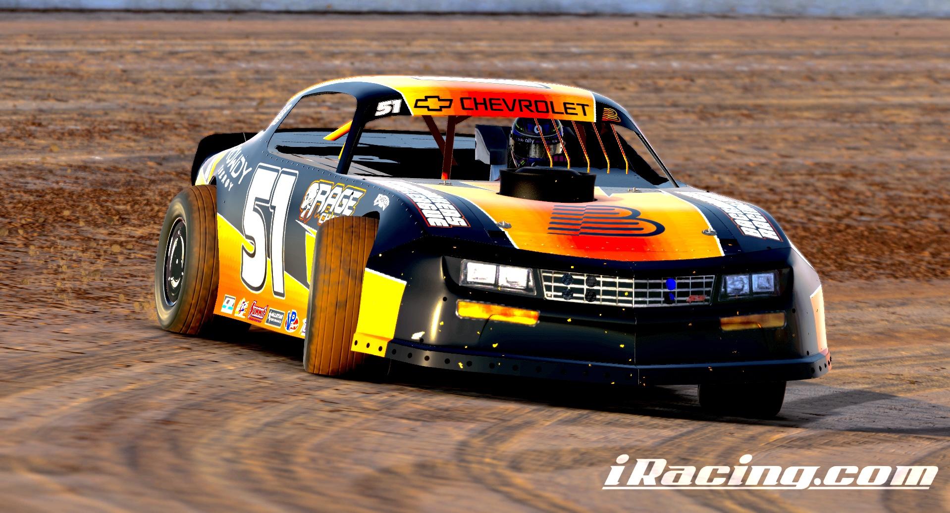 Preview of Jackson Samsel Dirt Street Stock Sim Stamped by Logan Monteith
