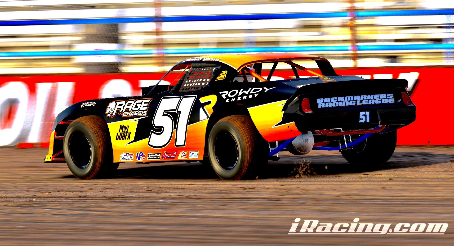 Preview of Jackson Samsel Dirt Street Stock Sim Stamped by Logan Monteith