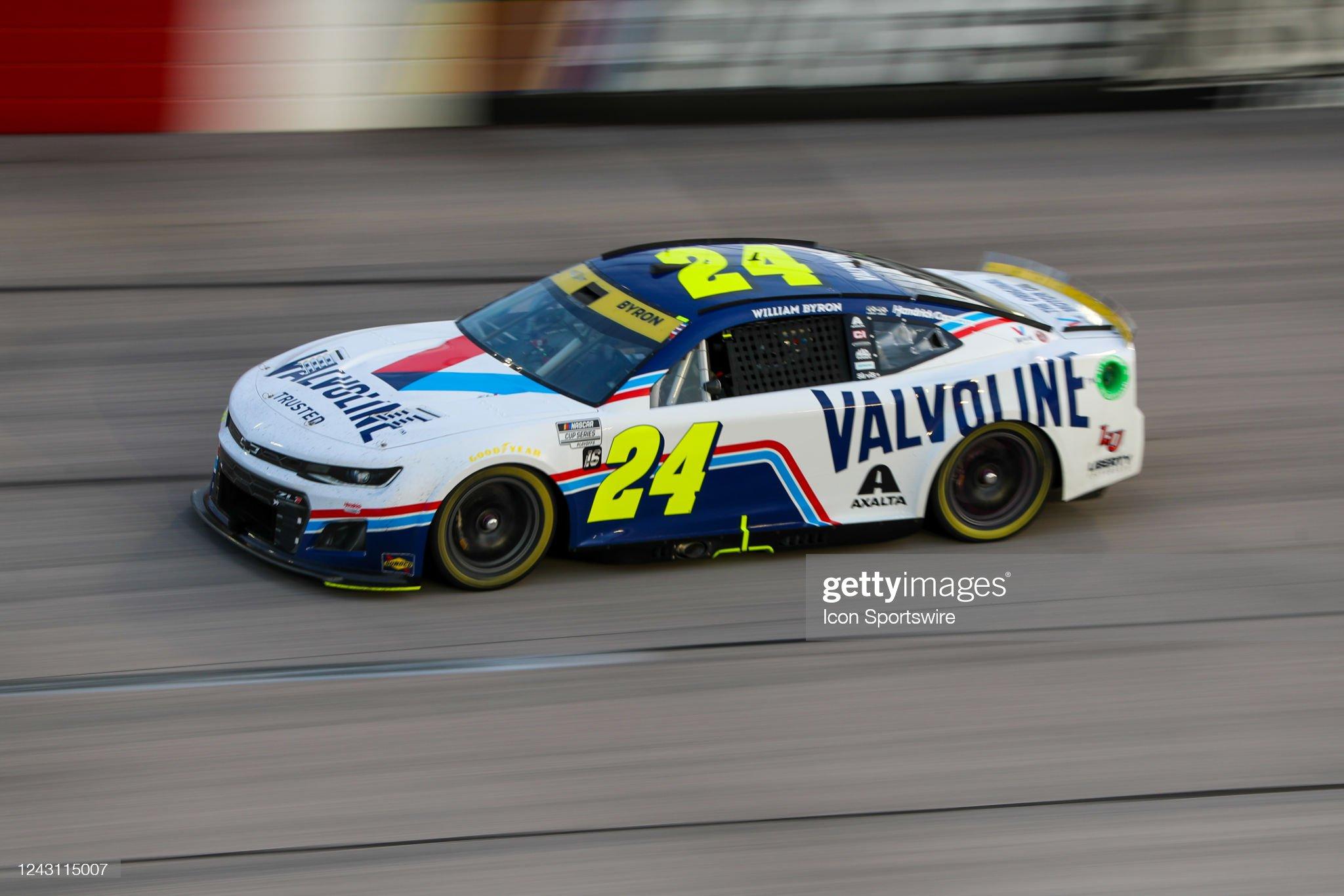 Preview of William Byron #24 Valvoline 2022 NASCAR Cup Series Playoffs Round of 16 With Custom Number by Ryan Broderick