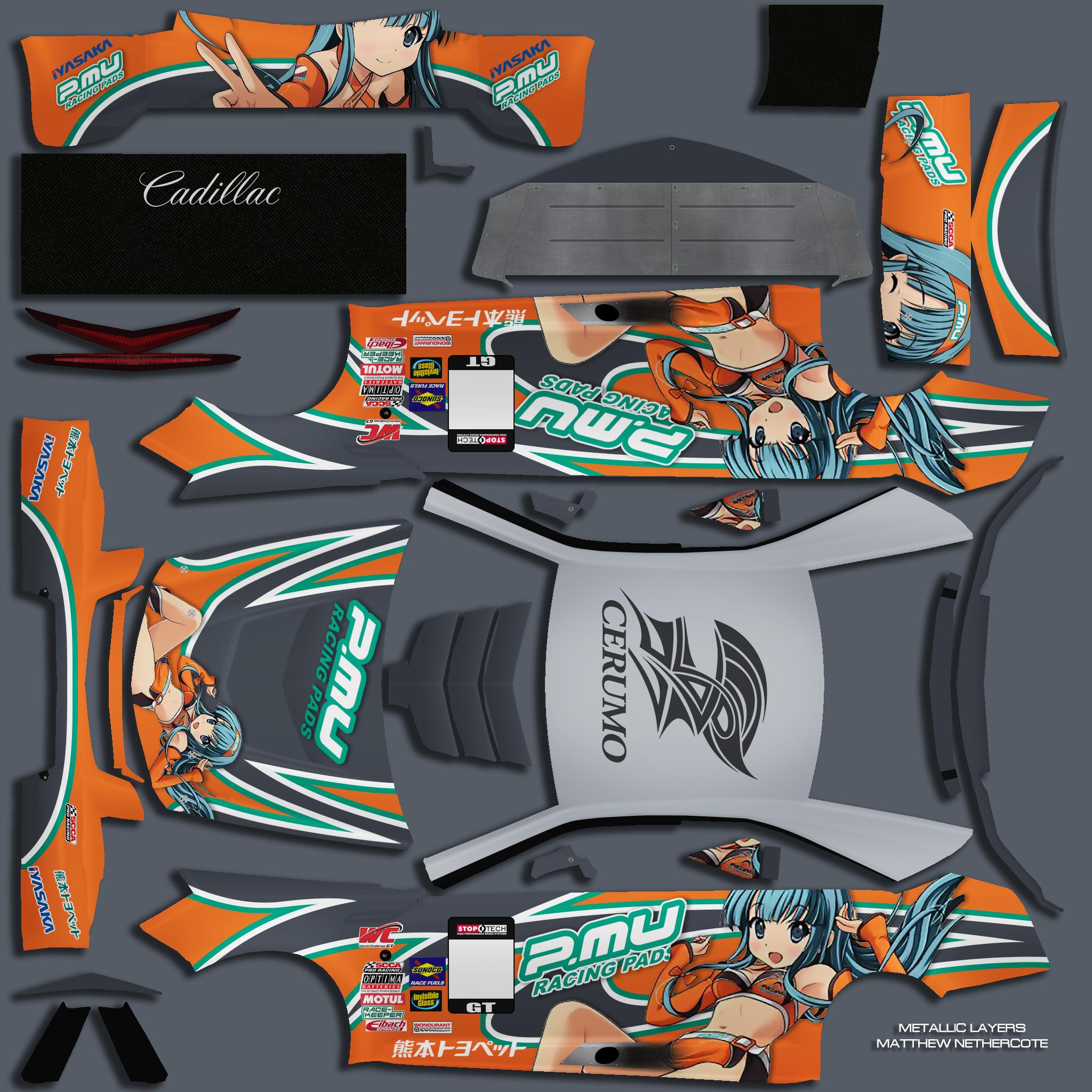 Preview of P.MU / CERUMO INGING (Formula Nippon) [Itasha] by Justin S Davis