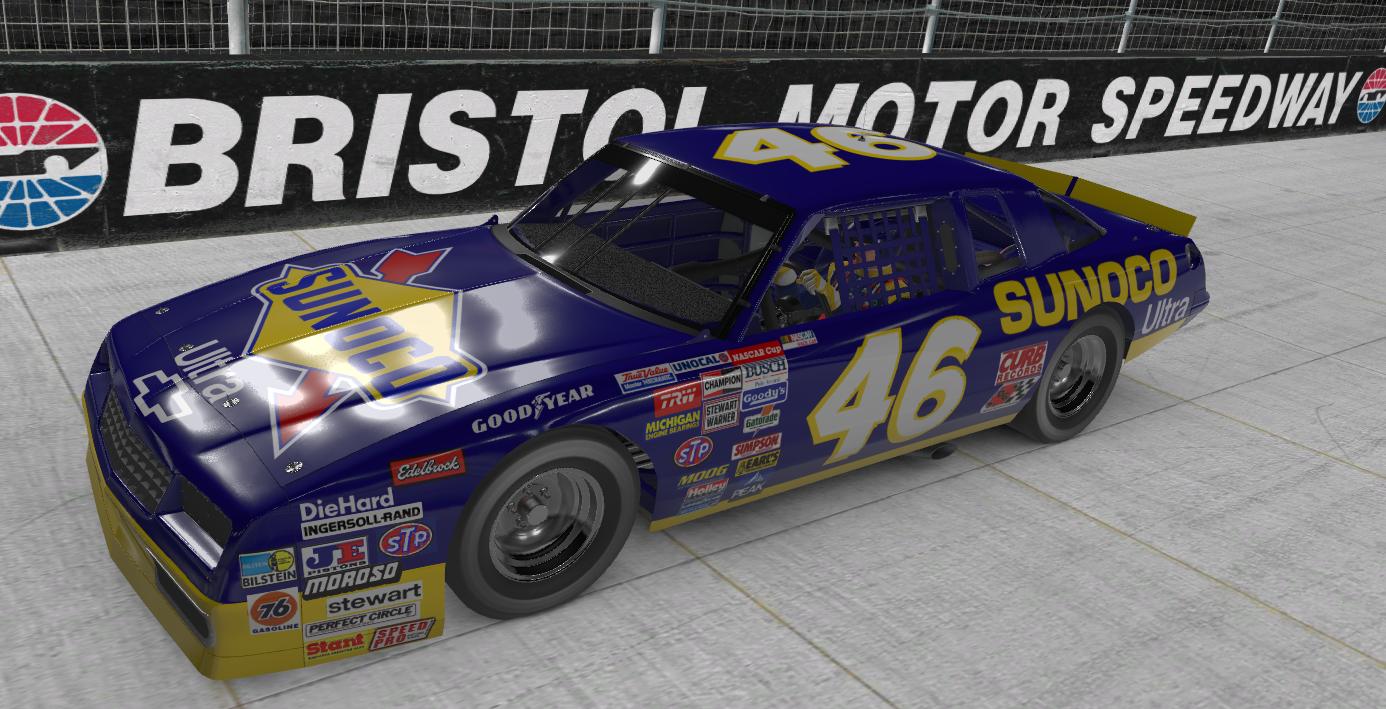 Preview of 1987 Sunoco Chevrolet Monte Carlo #46 TP Racing [Custom Number] by Thomas Pourrain