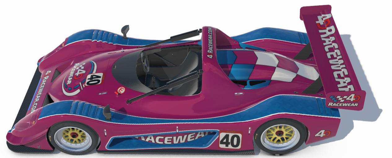 Radical Raspberry 4D Racewear Radical SR8 Raspberry by Jim H. - Trading Paints