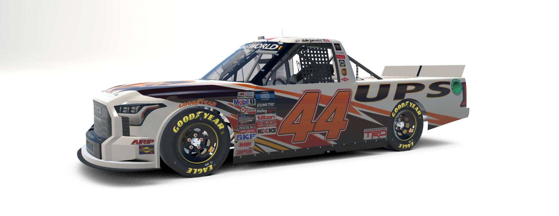 Preview of Dale Jarrett Throwback UPS Toyota Tundra - Custom Number 44 by Clinton Snead