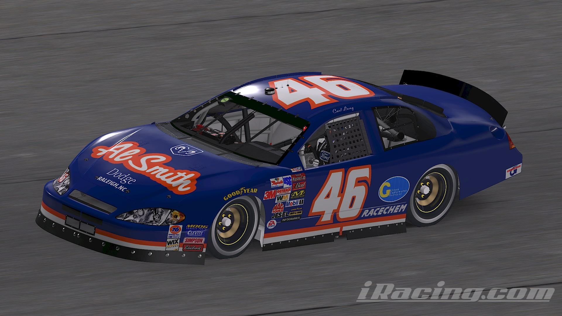 Preview of #46 Carl Long 2003 Al Smith Dodge Intrepid Sim Stamped Number by Christian Budd