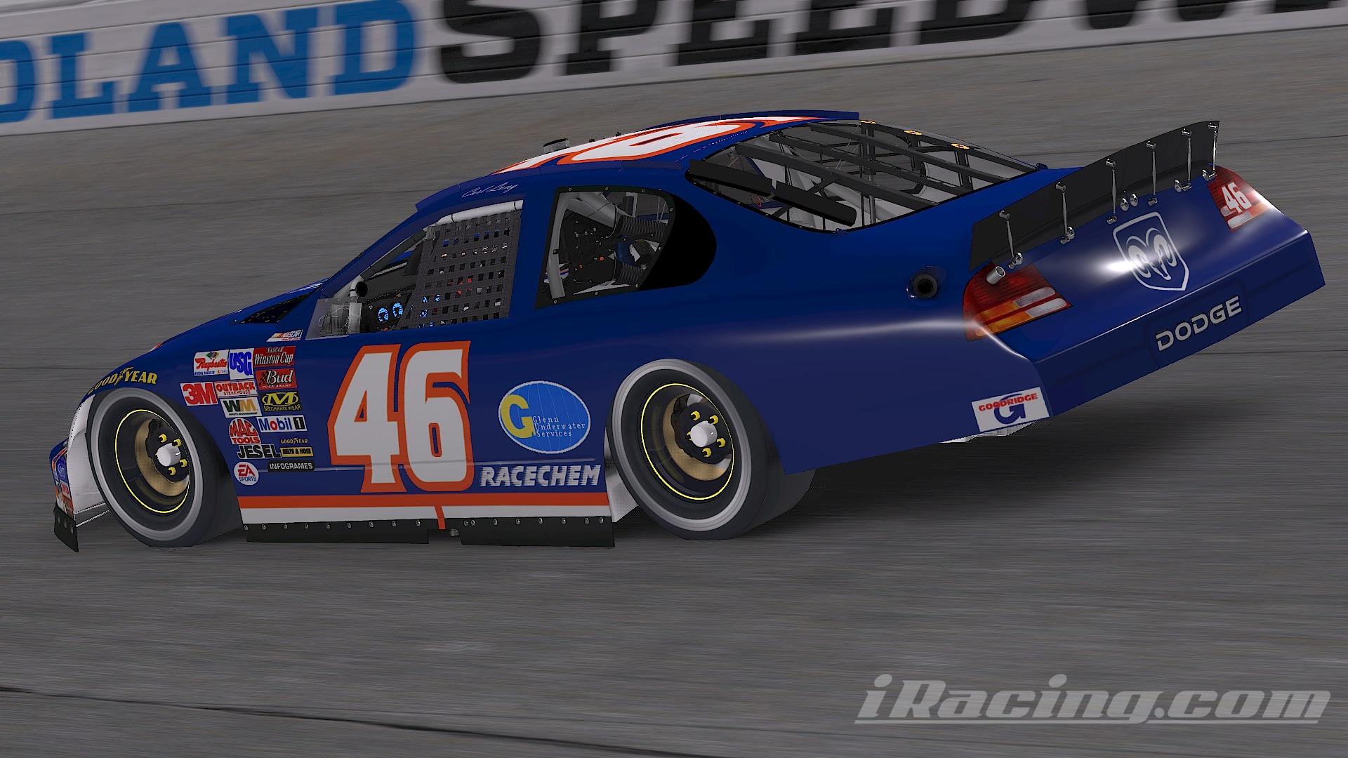 Preview of #46 Carl Long 2003 Al Smith Dodge Intrepid Sim Stamped Number by Christian Budd