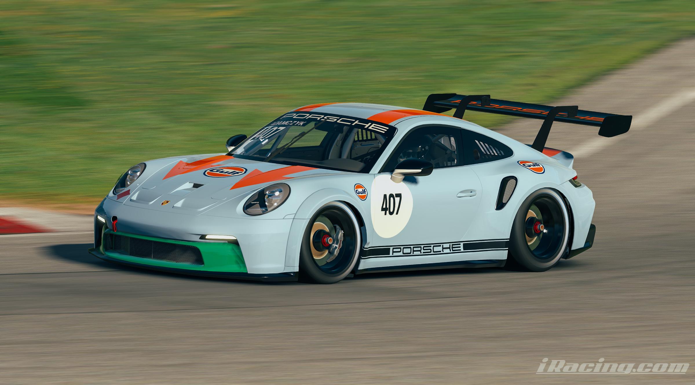 Preview of 1970 JWA Gulf Oil - Targa Florio - The Diamond - Tribute - Porsche 992 GT3 Cup Car by Patryk A.