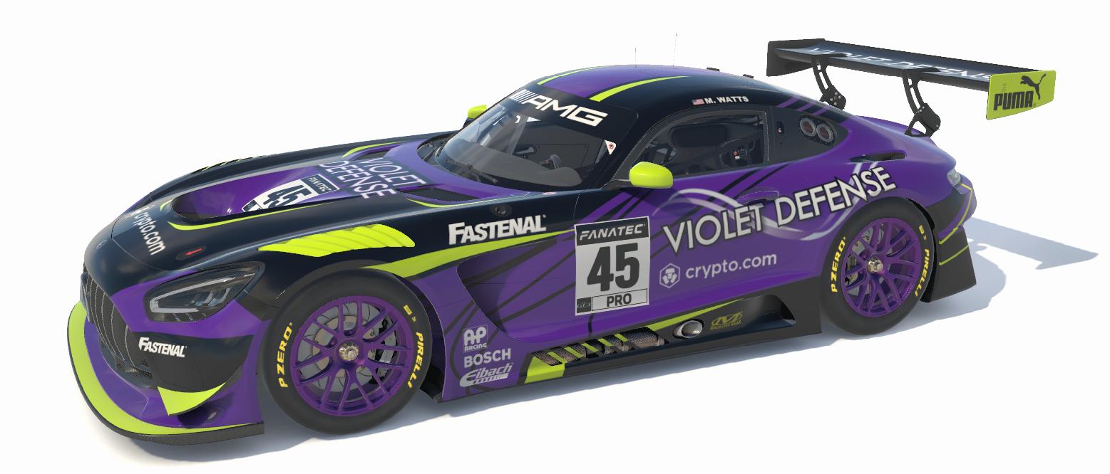 Preview of Violet Defense 2020 GT3 Mercedes by Mike W.