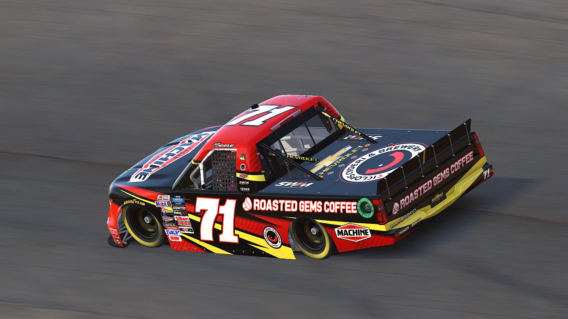 Silver 71 Racing Personal Roasted Gems Coffee #71 Black Red Yellow by John P. - Trading ...