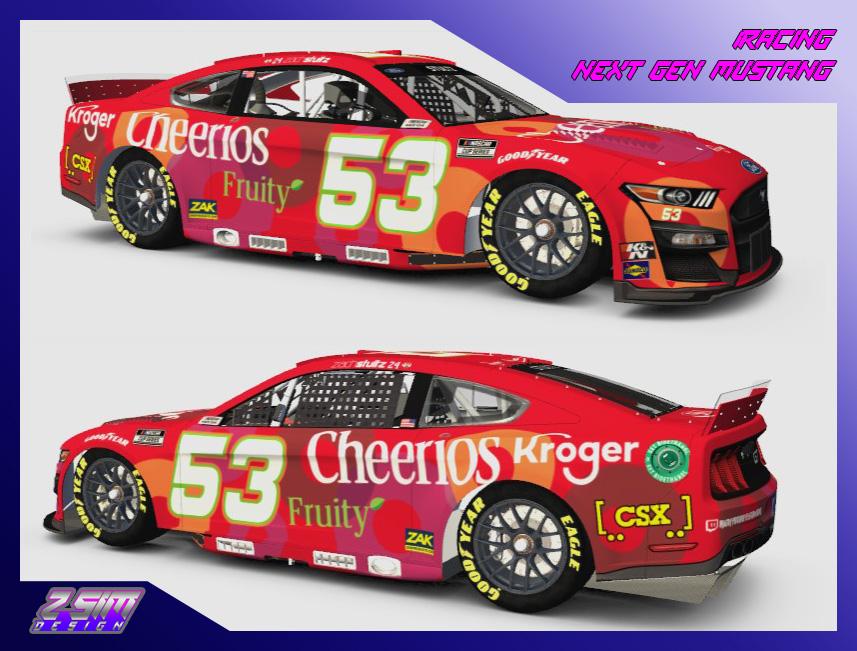 Preview of #53 Fruity Cheerios Next Gen Mustang by Zachary S.