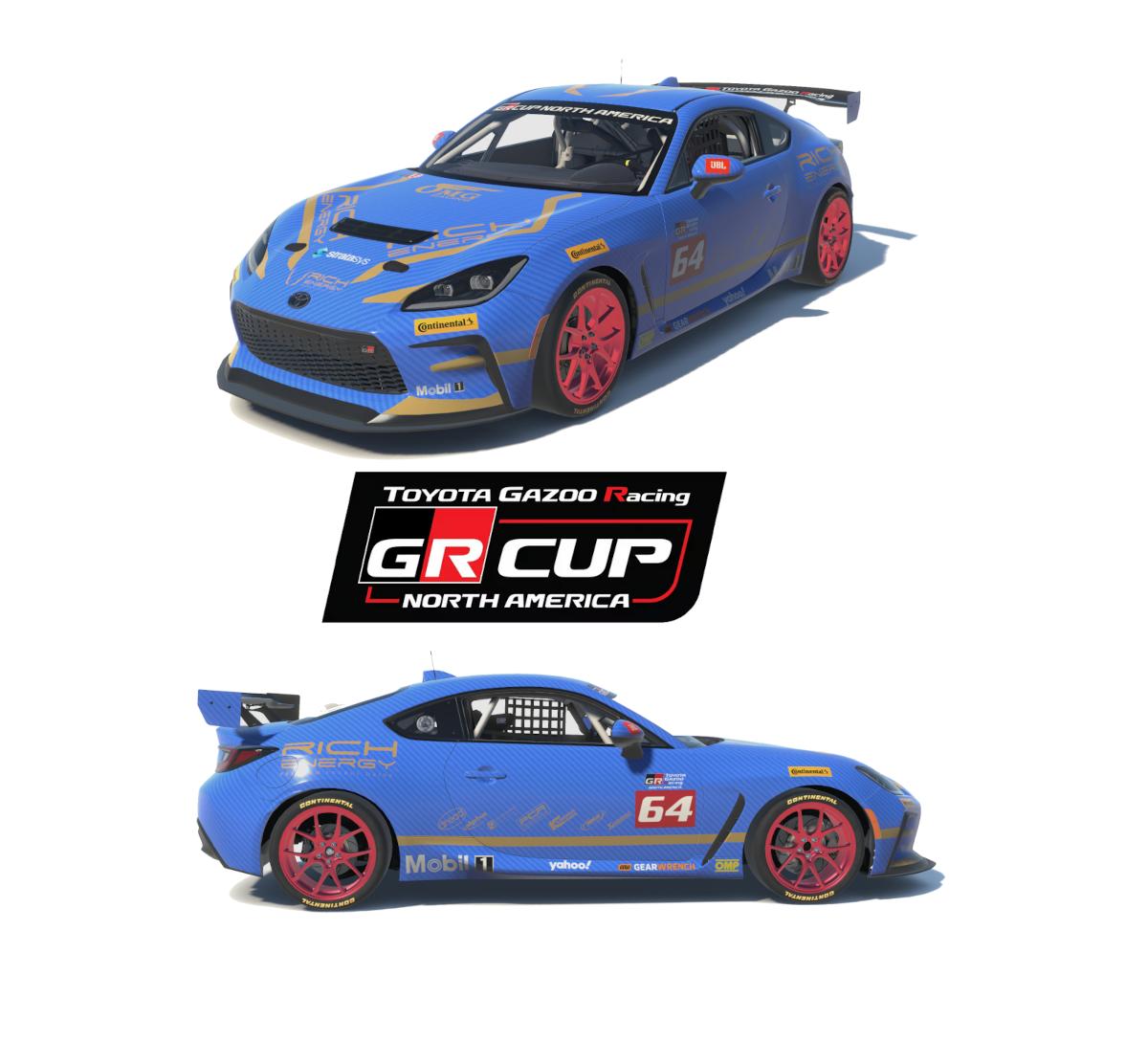 Preview of RICH ENERGY Rep GR86 Blue Carbon by Koichiro O.