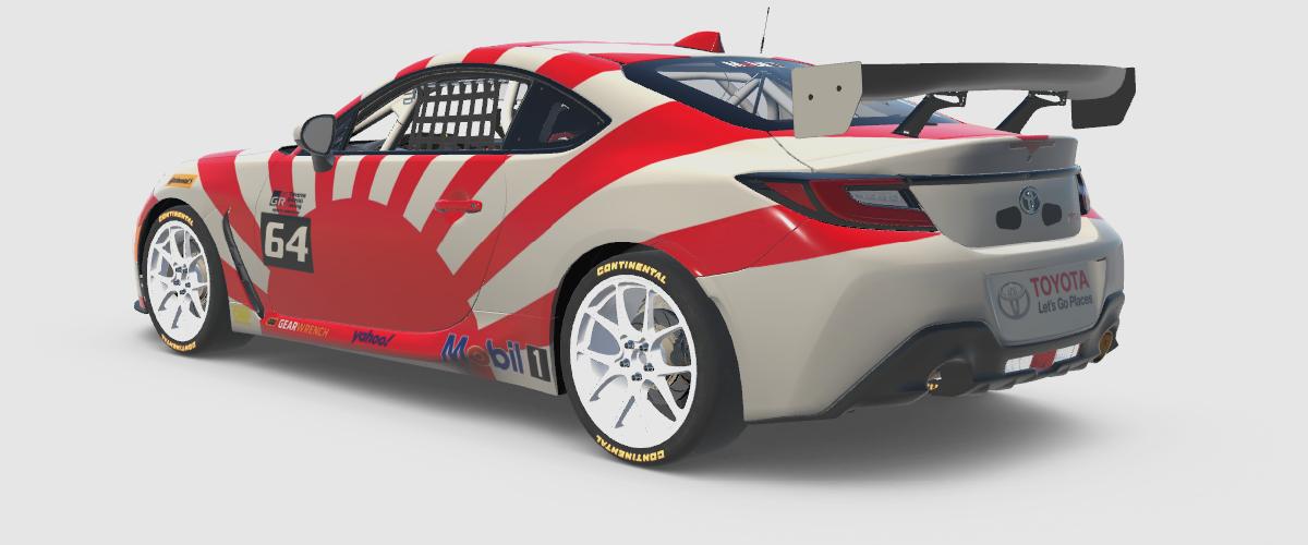 Rising Sun Toyota GR86 by Brian Bussard Trading Paints