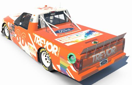 Preview of Trevor Project Iracing Number by Damon Nagel