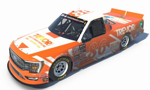 Preview of Trevor Project Iracing Number by Damon Nagel