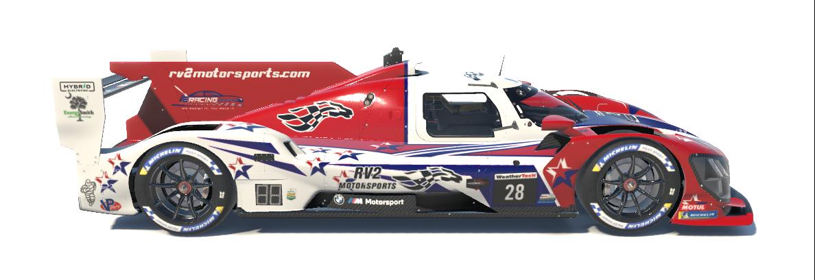 Preview of RV2 Motorsports Red White And Blue BMW Hybrid by Rob Evans