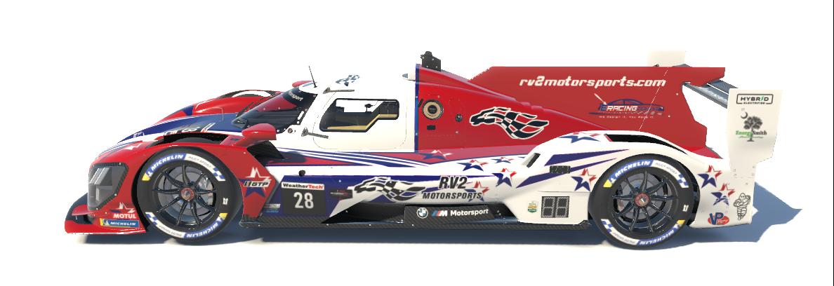 Preview of RV2 Motorsports Red White And Blue BMW Hybrid by Rob Evans