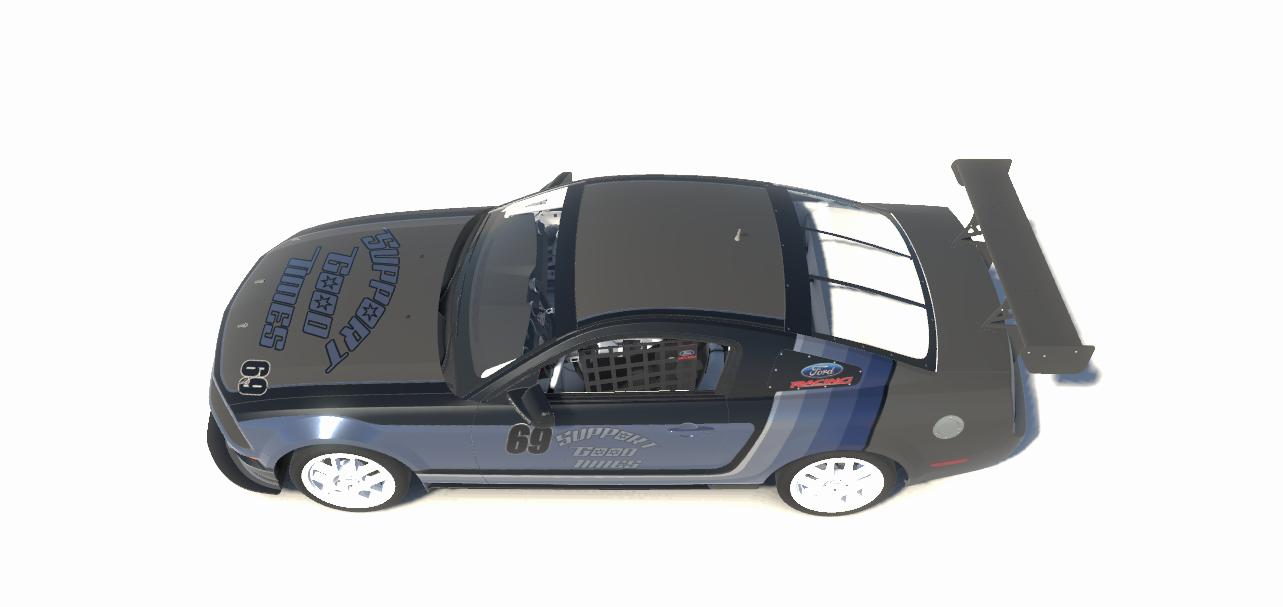 Preview of Mustang FR500S - Blue Striped - By Sharky by Sharky A.