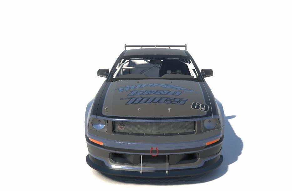 Preview of Mustang FR500S - Blue Striped - By Sharky by Sharky A.