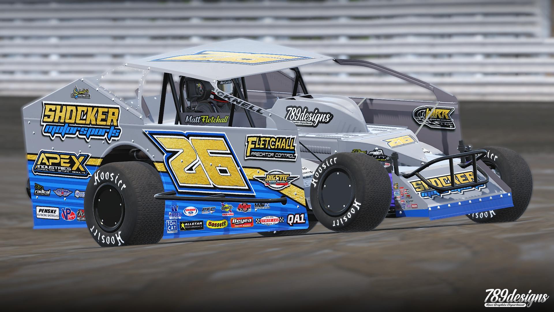 Preview of Matt Fletchall Big Block Modified Grey by Garrett Marshall