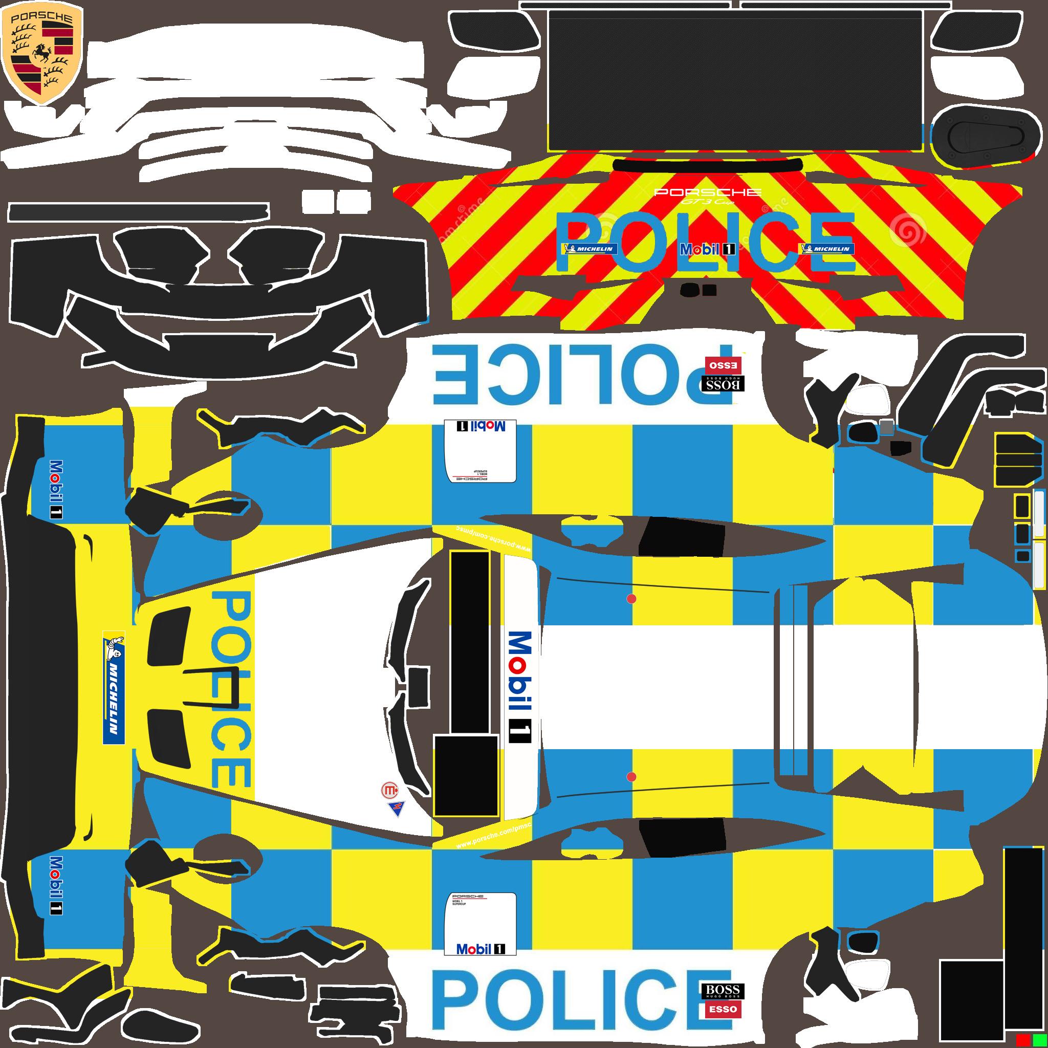 Preview of Porsche 992 Cup police car by Thomas Harding3