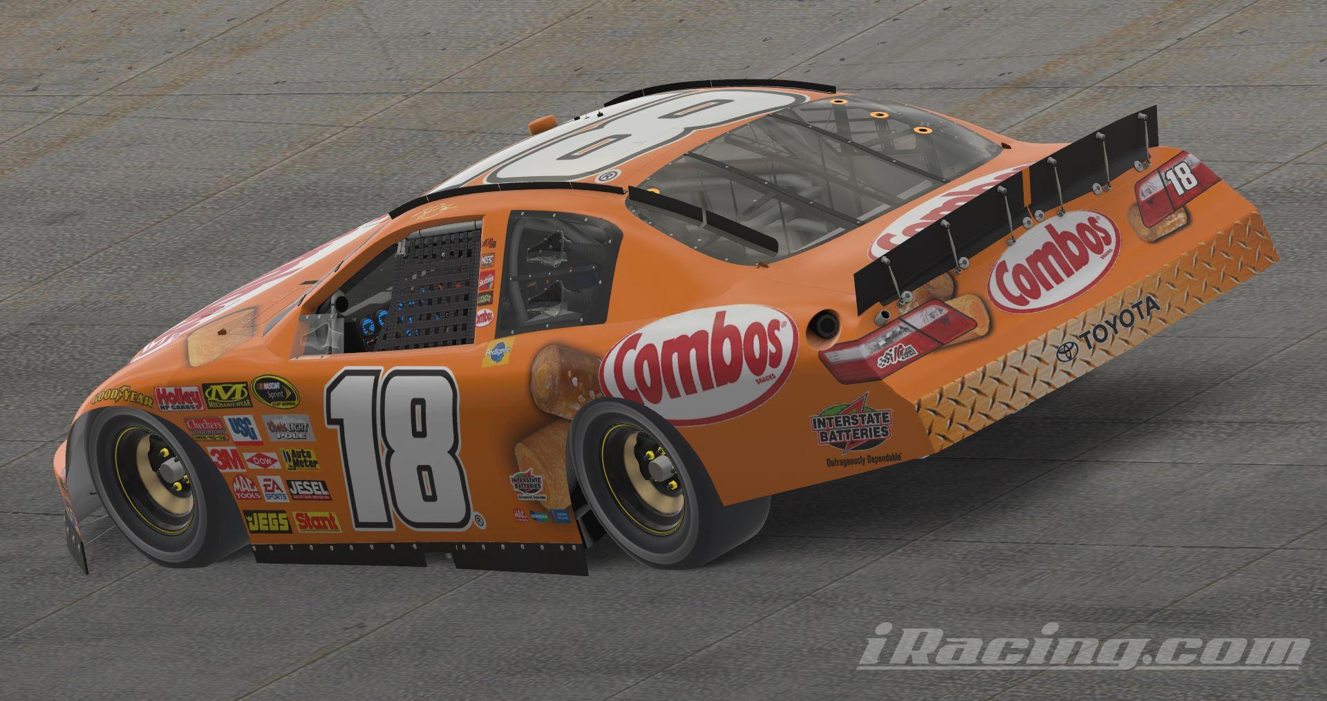 Preview of Kyle Busch 2008 Combos Camry (Sim-Stamp) by Brandon Tregembo